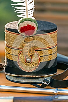 Hat at Hungarian infantry officer photo