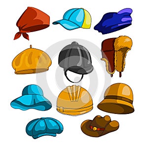 Hat icon collection