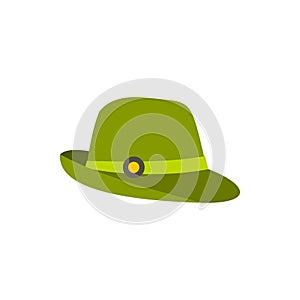 Hat icon, flat style