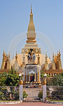 Hat Luang temple in Vientiane