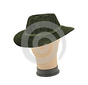 Hat on manik isolated on white