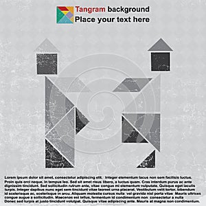 Hat people tangram