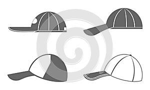 Hat set illustration vector design
