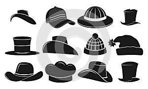 Hat set illustration vector design