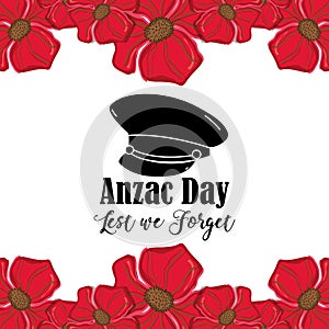 Hat soldier to anzac day war