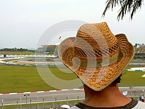 Hat on Spectator photo