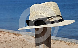 Hat and sunglasses