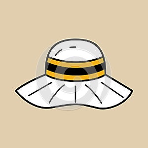 Hat. Vector illustration decorative design