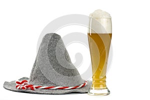 Hat and wheat beer