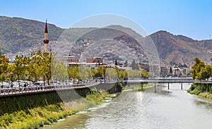 Hatay, Antakya city center and Asi River view. Turkey photo