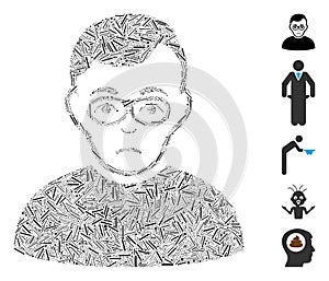 Hatch Collage Downer Icon