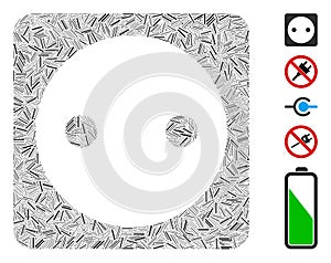 Hatch Collage Electric Socket Icon