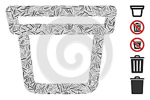 Hatch Mosaic Pail Icon