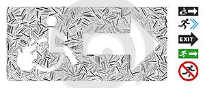 Hatch Mosaic Patient Exit Icon