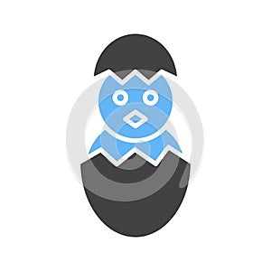 Hatched Egg icon vector image.