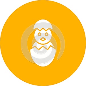 Hatched Egg icon vector image.