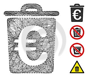 Hatched Euro Trash Vector Mesh