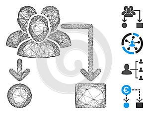 Hatched User Routing Scheme Vector Mesh