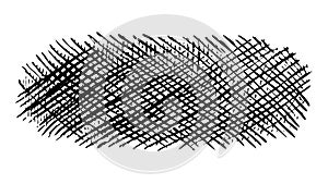 Hatching Texture: Abstract Crosshatch Pattern, vector design Generative AI