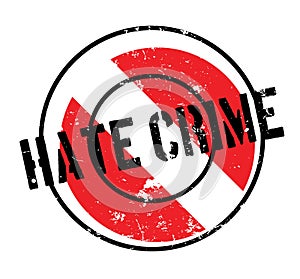 Hate Crime rubber stamp