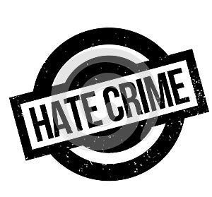 Hate Crime rubber stamp