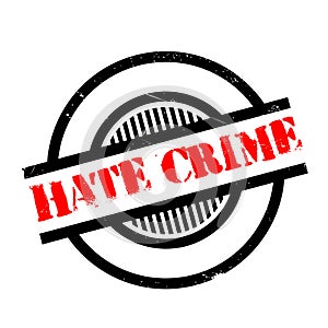 Hate Crime rubber stamp