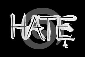 Hate and hatred