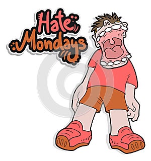 Hate mondays menssage
