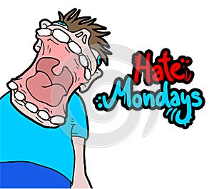 Hate mondays message