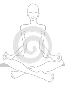 Hatha Yoga Chakra on White