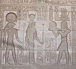HATHOR GODDES IN DENDERA TEMPLE