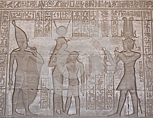 HATHOR GODDES IN DENDERA TEMPLE