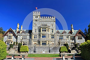 Hatley Castle National Historic Site, Royal Roads University, Victoria, Vancouver Island, British Columbia, Canada