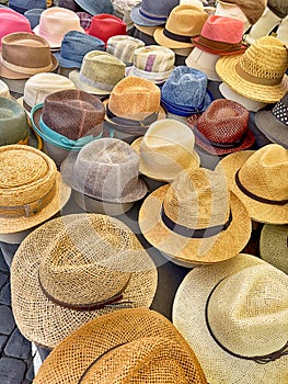 Hats At The Campo de Fiori