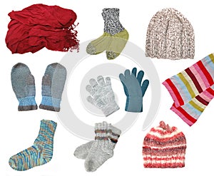 Hats, glows and scarves