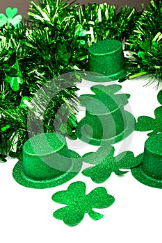 Hats Shamrocks and Festive Ribbon