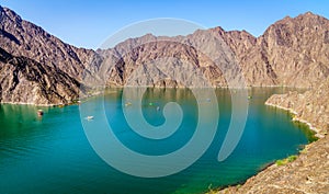 Hatta Lake in Dubai, UAE