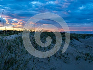 Hatteras Island Dunes Sunset at Buxton