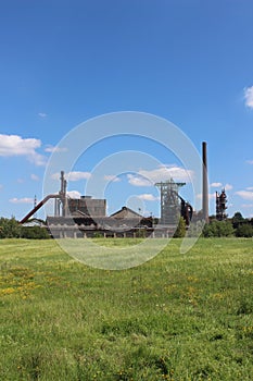 Disused iron and steelworks in Hattingen in Germany photo