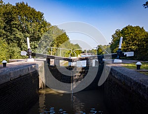 Hatton Locks low level drone shot