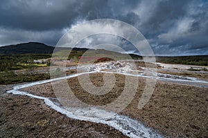 Haukadalur, The Valley Of The Geysers, Iceland