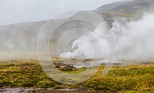 Haukadalur Valley in Iceland