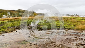 Haukadalur Valley in Iceland