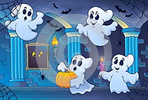 Haunted castle interior theme 6
