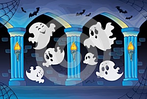 Haunted castle interior theme 8