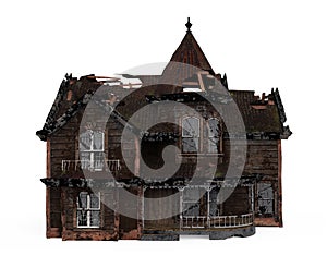 Haunted House Isolated