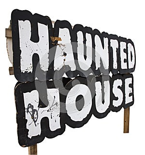 Haunted House Sign