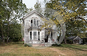 Haunted House with Trees