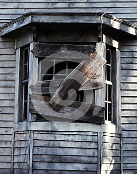 Haunted House Window