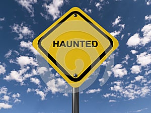 Haunted sign
